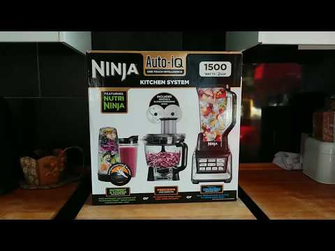 Nutri Ninja 1500W Auto-iQ Blender / kitchen system testing and first Impressions