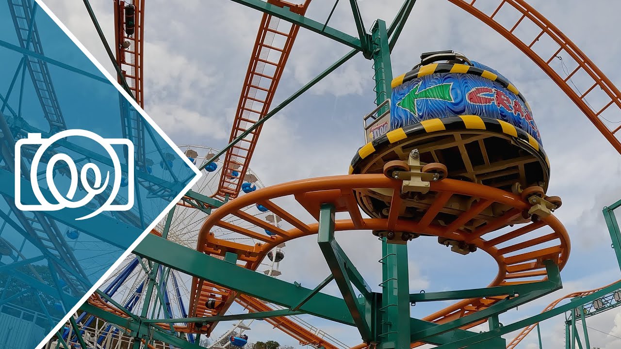 Crazy Mouse (Spinning Coaster, Janßen) @ Sprödentalkirmes Krefeld Herbst 2022 - 4K Onride / POV