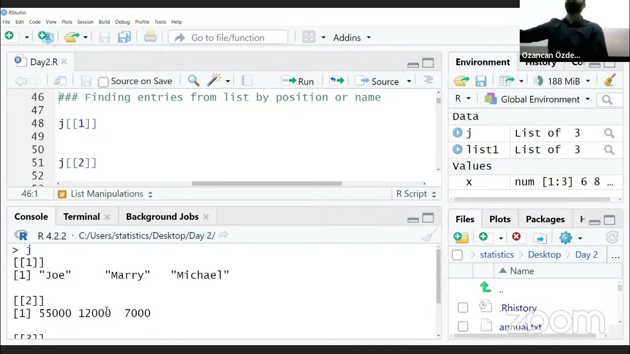 Introduction to R Programming / 2. Gün - Ozancan Özdemir - YouTube