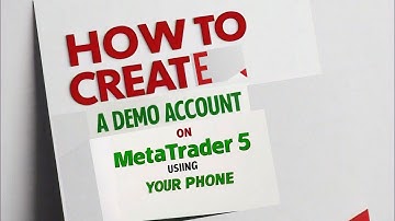 How to create a demo account on MetaTrader 5 on iPhone