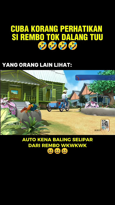 CUBA KORANG PERHATIKAN SI REMBO TUUU 🤣🤣🤣 #rembo #tokdalang #ipunipin #memes #ngakak #shorts #foryou