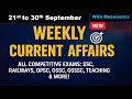 Best Current Affairs 21-30 September 2025 India and Odisha National International Awareness