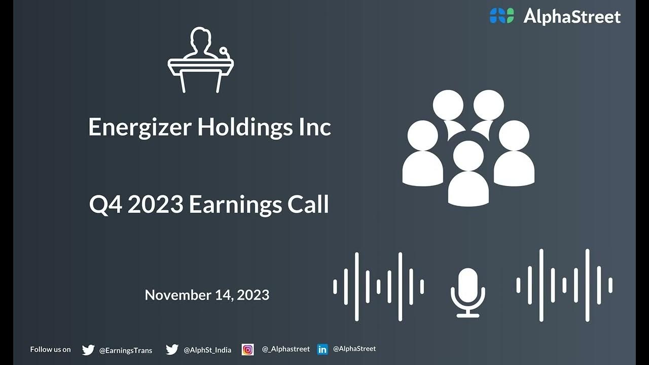 Energizer Holdings, Inc. Announces Fiscal 2023 First Quarter