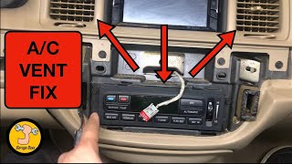 How to FIX air vent on Grand Marquis / Crown Victoria