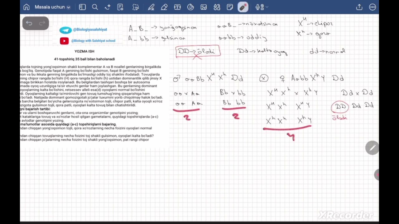 N.Ismoilov 2 qism 4 variant 41 yozma ish savoli