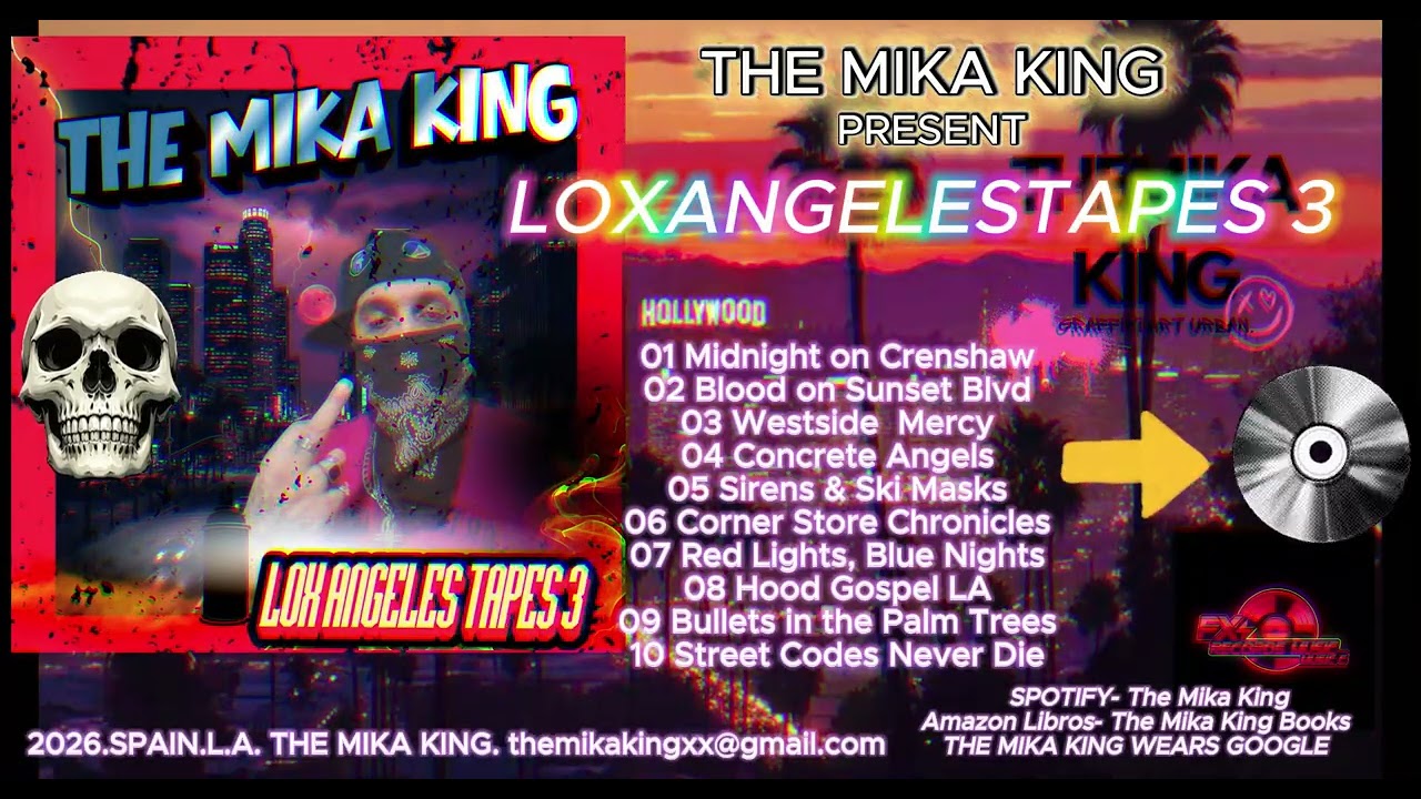 LOXANGELESTAPES 3 THE MIKA KING 2026 ALBUM COMPLETO 💿 🎹 🎤