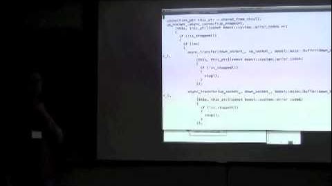 Christopher Kohlhoff: Why C++0x is the Awesomest Language for Network Programming