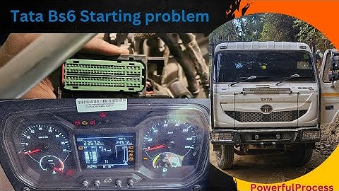 Tata Bs6 starting problem | All  signal  blinking in clustermeter #tatamotors #subscribe#electrician