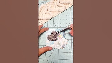 Art Journal with me | Blue garden theme #shorts #artjournal #scrapbooking #mixedmedia