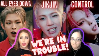 First Ever Reaction to TREASURE (JIKJIN), GHOST9 (Control), & LUMINOUS (All Eyes Down)!!!