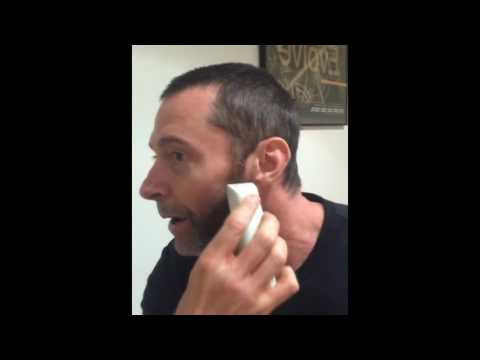 Actor Hugh Jackman says 'goodbye' to his sideburns