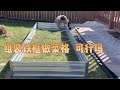 组装防锈铁框做菜格，可行吗？即保持庭院美观，有享受种菜乐趣