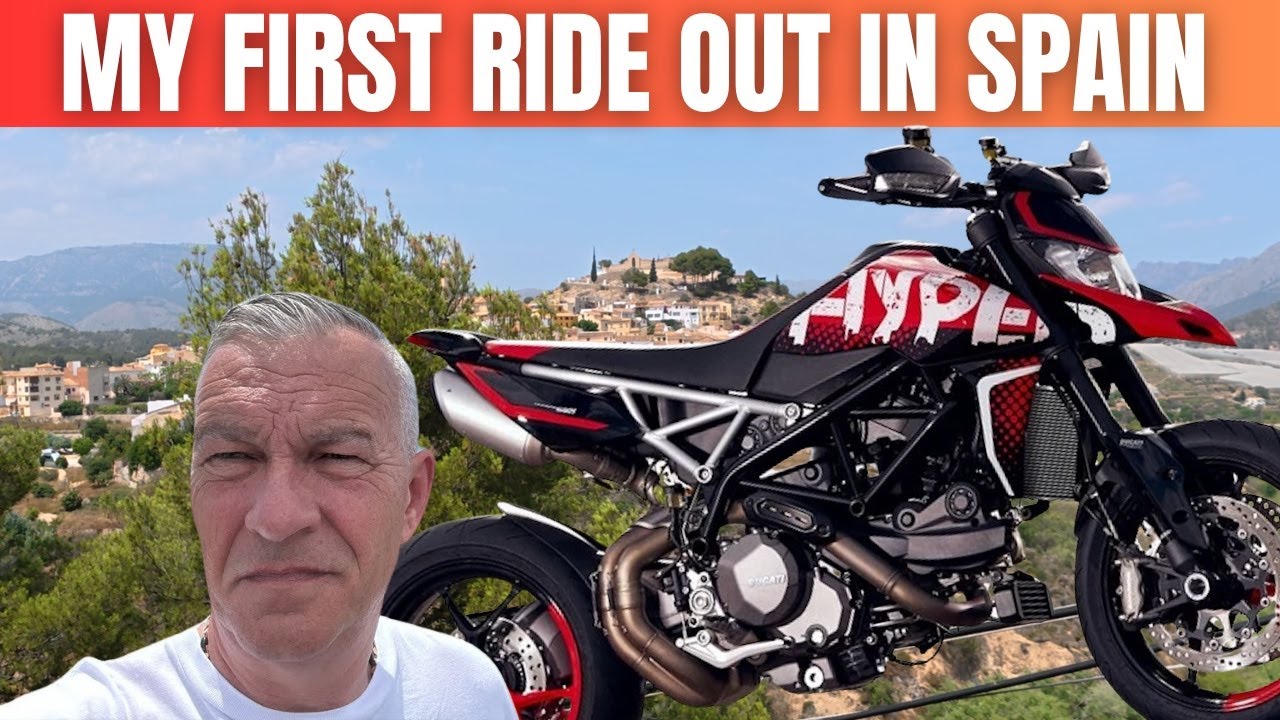 First Motorcycle ride out in Spain