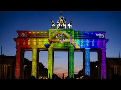 Видео: Берлинский фестиваль огней