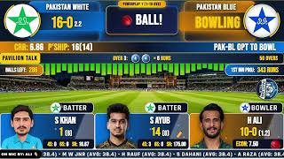 Live Pak Blues vs Pak White Cricket Score Analysis Commentary 3rd ODI - FanChat