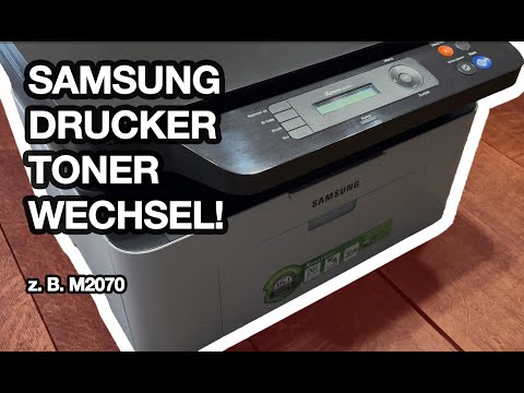 Samsung Drucker Toner Wechsel! Toner-Kartusche entfernen und ersetzen!