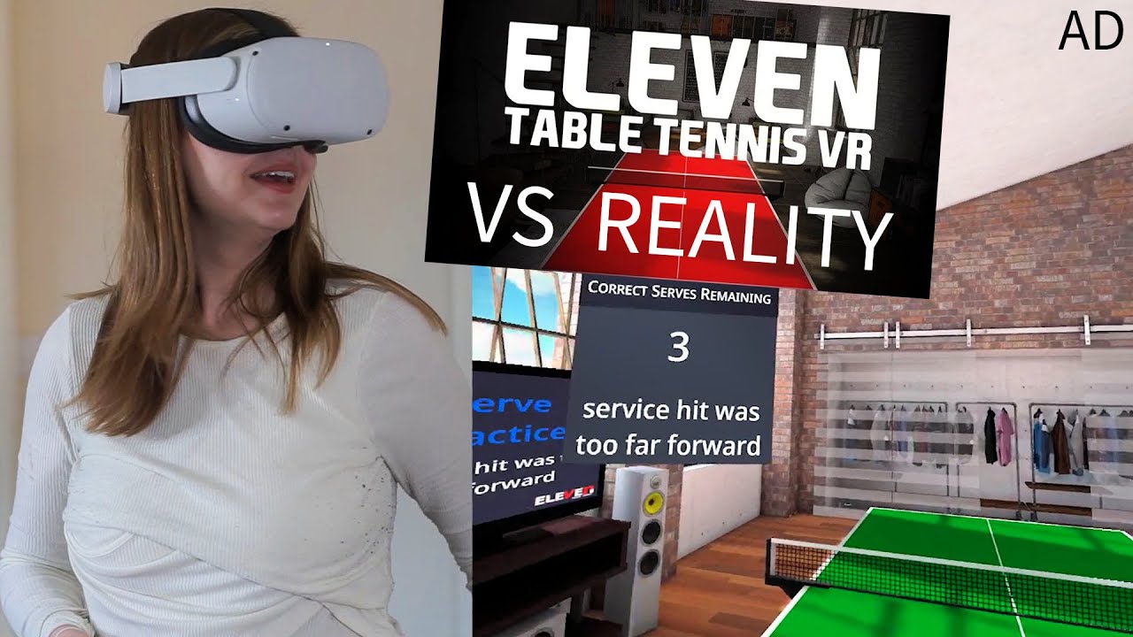 Eleven Table Tennis vs Reality! YouTube