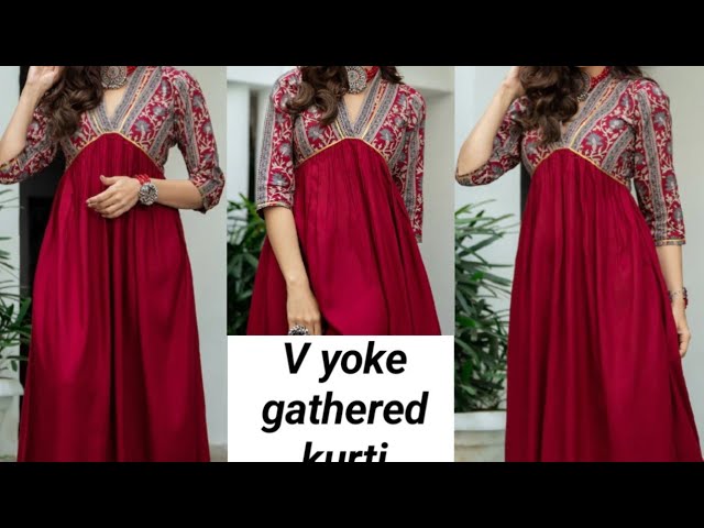 7-8) Year baby kameez / kurti cutting easily method tarike se bataya hai -  YouTube