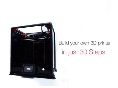 Build your own 3D Printer like a Puzzle - YouTube