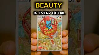 Beauty in Every Detail ✨ Riolu Pokémon Card Art Reveal #shorts