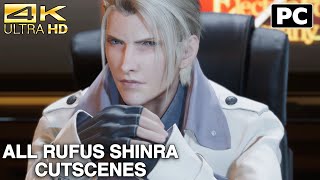 FF7 Rebirth All Rufus Shinra Cutscenes | Full Movie 4K Ultra HD