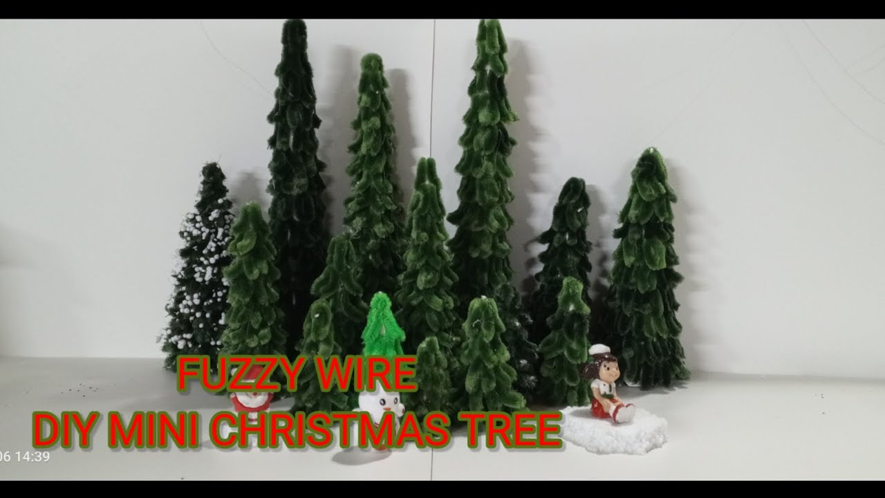 Fuzzy Wires Mini Christmas Tree DIY - YouTube