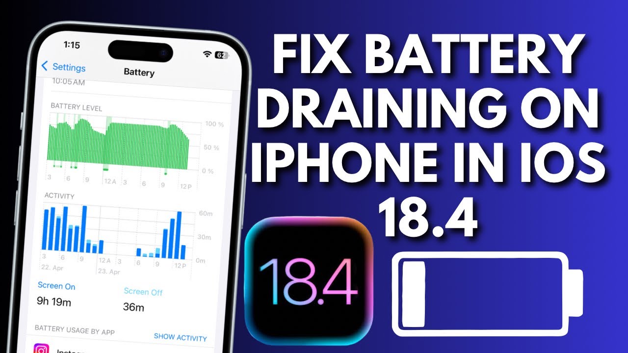 How To Fix Battery Draining So Fast Issue On iPhone After Updating iOS 18.4