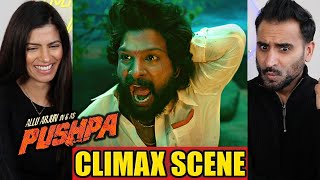 PUSHPA CLIMAX SCENE REACTION!! | Icon Star Allu Arjun VS Fahadh Faasil