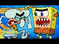 Every Time Someone Got Their Butt Kicked! | 20 Minute Compilation | SpongeBob