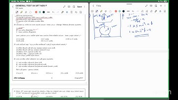 2026 General Test 04 Part 01