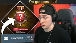 PUBG MOBILE sent me a MYTHIC TITLE?! (ULTRA RARE)