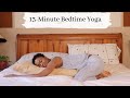13-Minute Bedtime Yoga in BED | Breathe Flow Be with Sharron Lynn