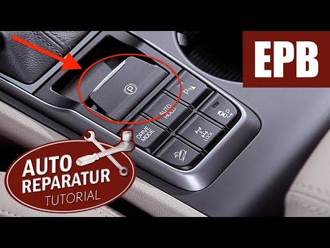 How to bring the electric parking brake ( EPB) in service position | Auto Tutorial