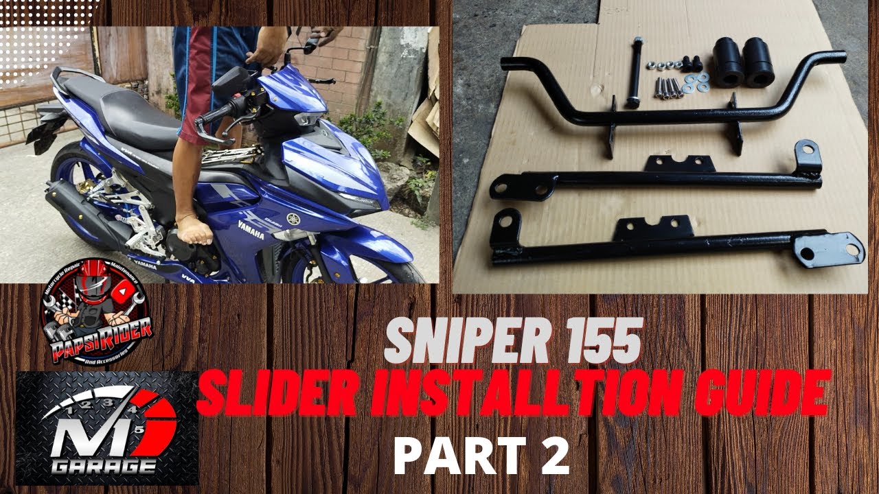 HOW TO INSTALL SLIDER ON SNIPER 155