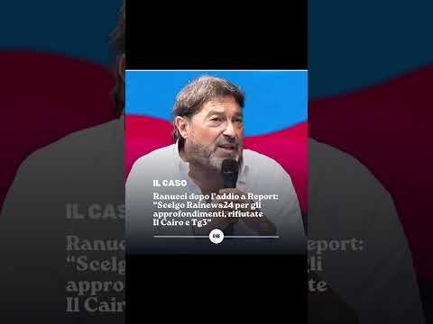 Video Ranucci sceglie Rainews dopo la rimozione da Report: «Torno da dove sono partito»