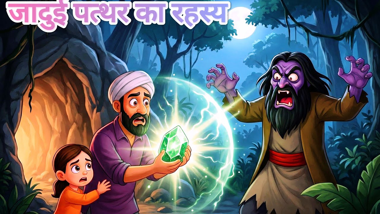  जादुई पत्थर का रहस्य | Moral Stories | Hindi Kahani | Cartoon | KahaaniToonsTV