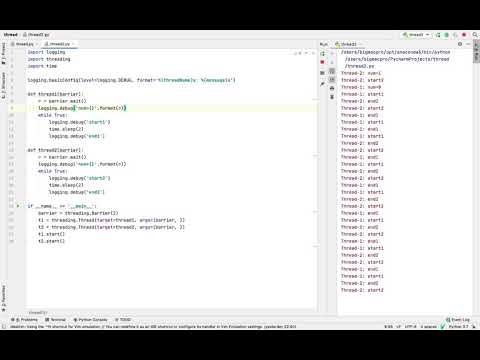 threading.barrierを使ってスレッド数をコントロールする