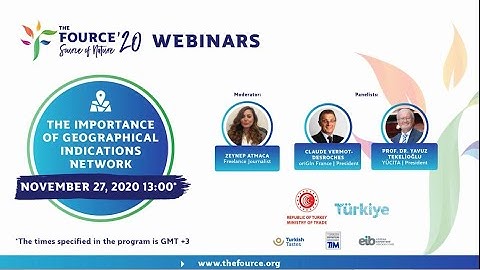 Webinar - The Importance of Geographical Indications