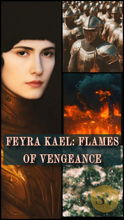 Feyra Kael - Flames of Vengeance. 🔥 Short Story Below. #fantasysaga #epicfantasy #epicshorts