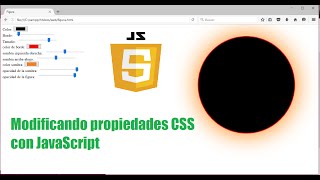 Modificar propiedades css con JavaScript