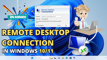How To Use Remote Desktop Connection On Windows 10/11 | In Hindi @TechIndia4U