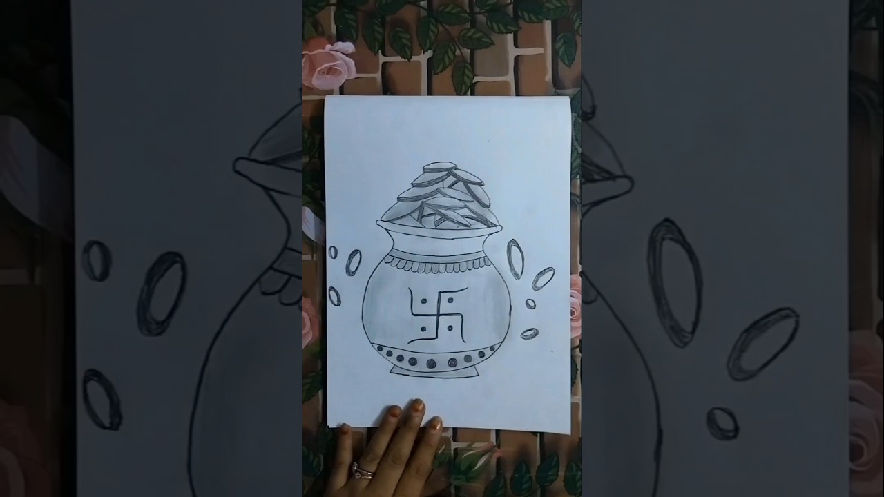 Dhanteras Drawing Easy 