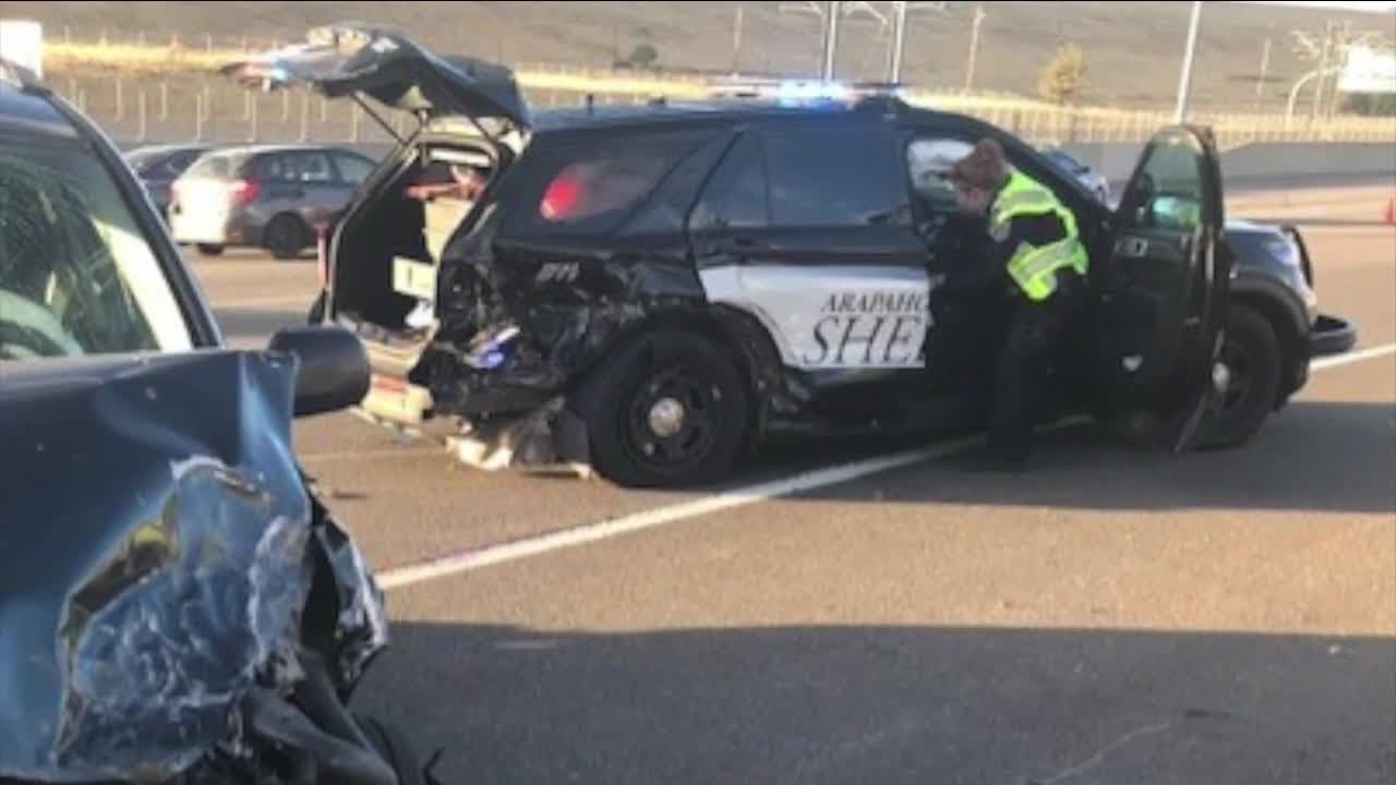 'Could have been a lot worse' 2 Arapahoe County Sheriff patrol cars