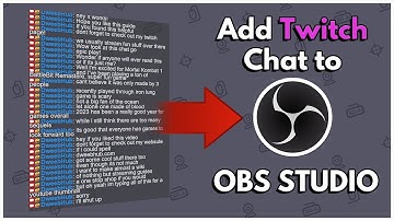 How to Add a Twitch Chat Overlay to OBS Studio! Using KapChat & Streamlabs Chatbox.
