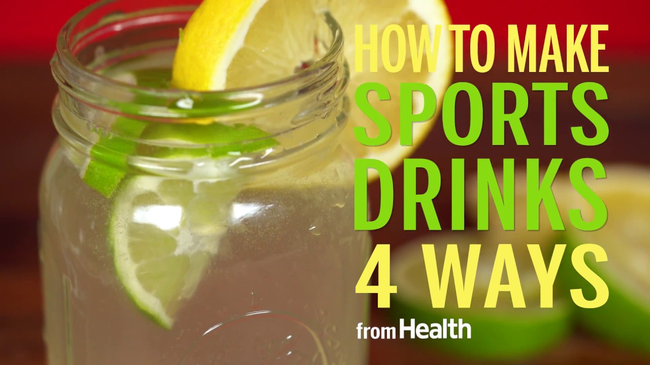 How to Make Sports Drinks 4 Ways Health YouTube