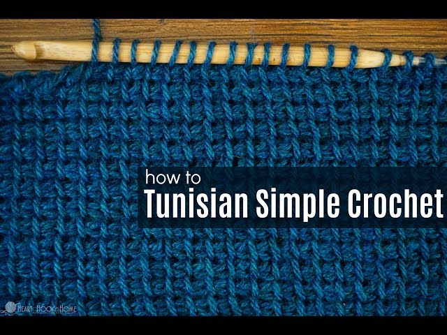 Tunisian Crochet No Curl Full Stitch - Naztazia ®