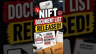 NIFT 2026 Counselling Documents Released | Required Certificates, Annexures & Medical Form #PW