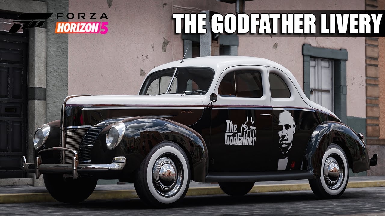 The Godfather Livery Time Lapse - Ford De Luxe Coupe | Forza Horizon 5 (FH5)
