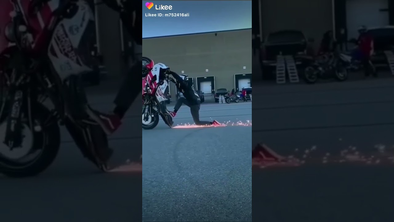 Motoreta care se ridica intro roata 😮😏😎