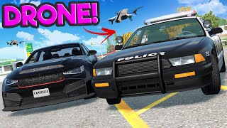CAR HUNT but with KILLER DRONES in BeamNG Drive Mods! screenshot 1